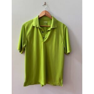 IZOD Golf Men's Polo Shirt Size Medium Green Performance Short Sleeve
